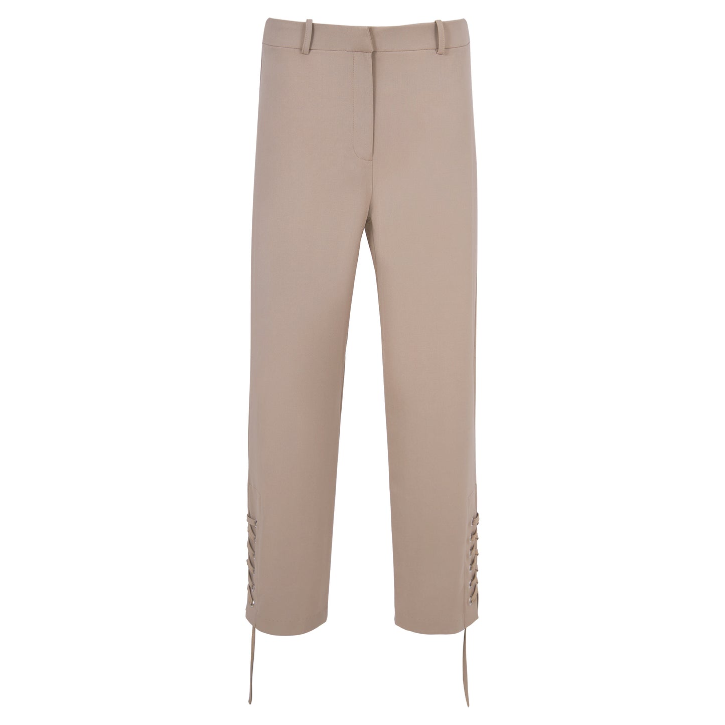 PANTALÓN CINTAS BEIGE